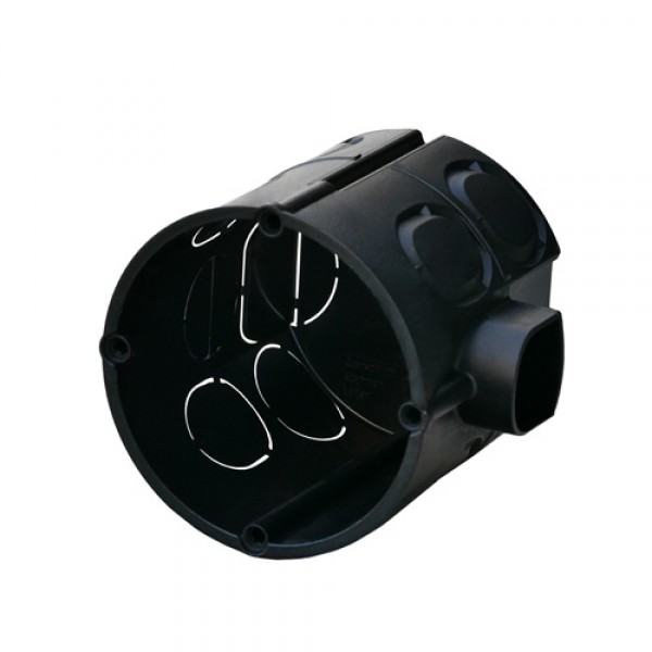 Gerätedose mit Stutzen 62 mm