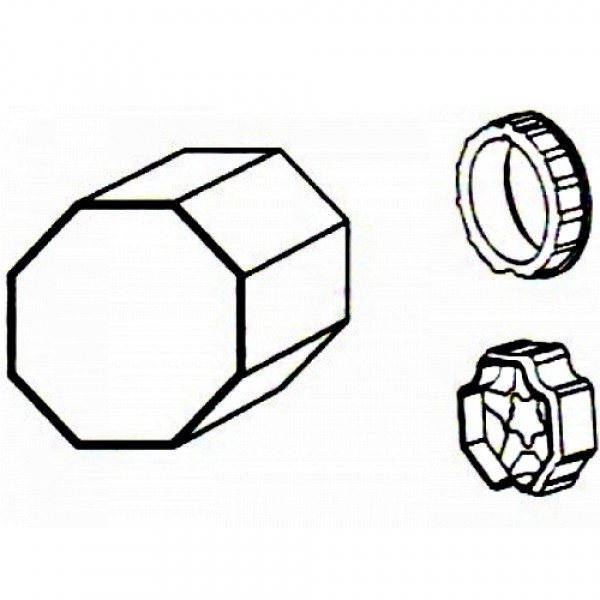 Adapterset Achtkantwelle SW 70