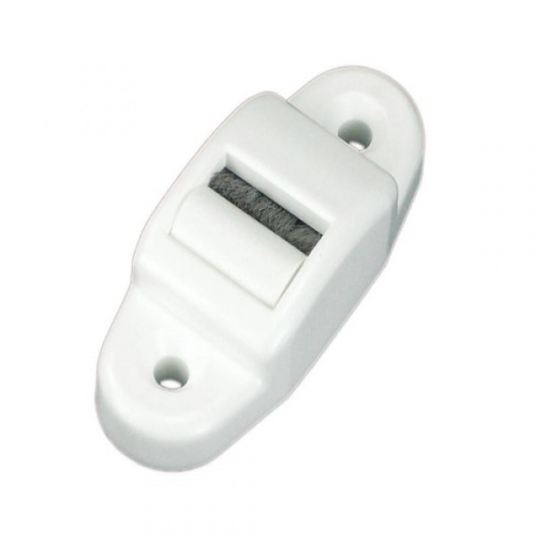 Leitrolle Maxi mit Bürste, weiß