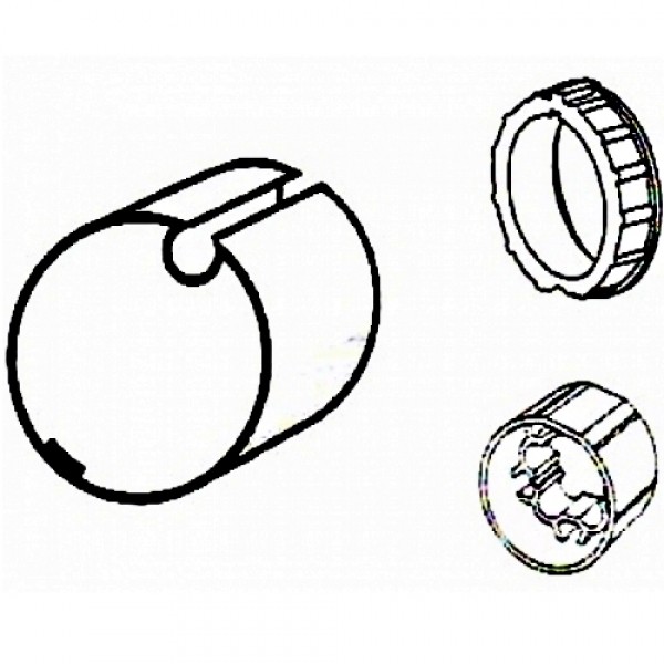 Adapterset Rundwelle DS 85, Rundnut