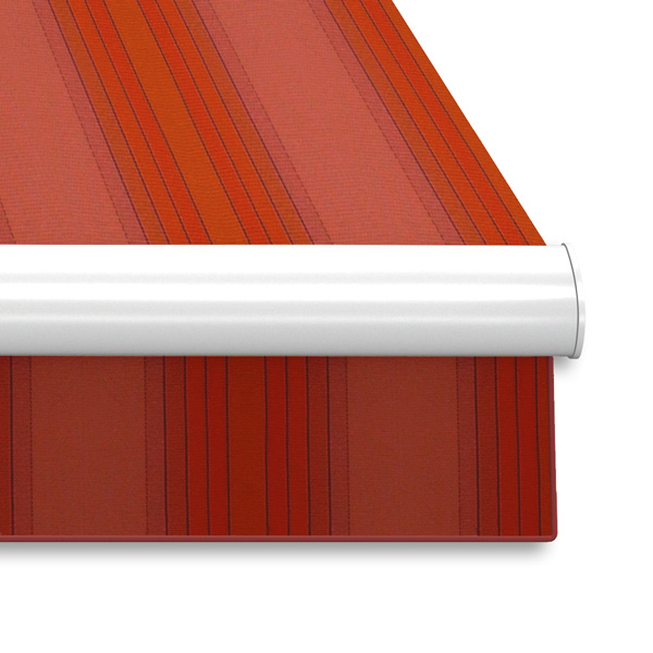 Markisentuch mit geradem Volant